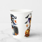 ハロウィーンテディベアウィザードホリデー 紙コップ (右)