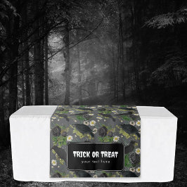 ハロウィーンテーブルのバナつるーをトリックまたは処理 タペストリー