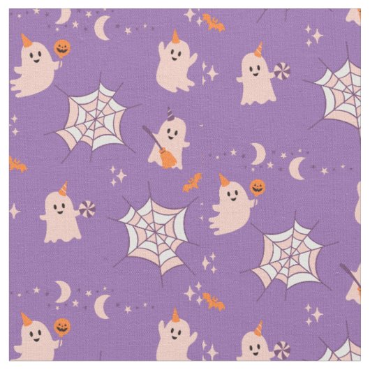 ハロウィーンテーブルクロス ファブリック (クローズアップ)