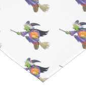 ハロウィーンテーブルランナー14インチX 72インチ/飛んでいる魔女 ミディアムテーブルランナー (コーナー)