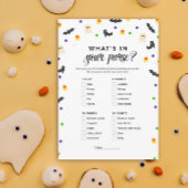 ハロウィーンテーマあなたの財布シャワーゲームの中に何がある プログラム