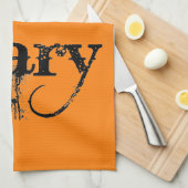 ハロウィーンテーマホームデコール キッチンタオル (四つ折り)