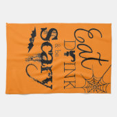 ハロウィーンテーマホームデコール キッチンタオル (横)