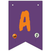 ハロウィーンテーマ子供の誕生日パーティー バンティングフラッグ (第3の旗)