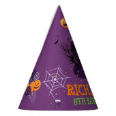 ハロウィーンテーマ子供の誕生日パーティー パーティーハット (左)