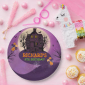 ハロウィーンテーマ子供の誕生日パーティー ペーパープレート (パーティー)