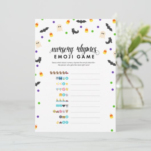 ハロウィーンテーマ子供部屋韻の絵文字シャワーゲーム プログラム (スタンド正面)