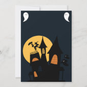 ハロウィーンテーマ誕生日パーティー招待カード 招待状 (裏面)