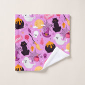 ハロウィーンテーマ バスタオルセット (ウォッシュタオル)