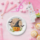 ハロウィーンテーマ ペーパープレート (パーティー)