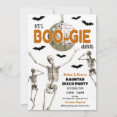 ハロウィーンディスコパーティの招待状 招待状 (正面)