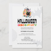 ハロウィーンディスコボールパーティの招待状 招待状 (正面)
