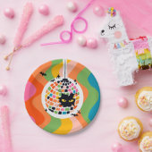 ハロウィーンディスコボール紙プレート ペーパープレート (パーティー)