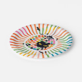 ハロウィーンディスコボール紙プレート ペーパープレート (アングル)