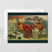 ハロウィーンディナー ポストカード (正面/裏面)