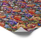 ハロウィーンディナー – 隠し3Dプリント ポスター (角)