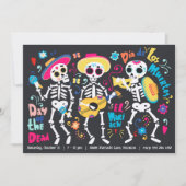 ハロウィーンデイオブザデッドパーティの招待状 招待状 (正面)