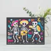 ハロウィーンデイオブザデッドパーティの招待状 招待状 (スタンド正面)