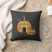 ハロウィーンデイカボチャ クッション (ブランケット)