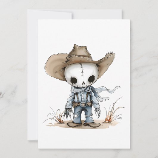 ハロウィーンデイスカル おもしろい 招待状 (正面)