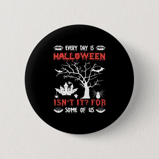 ハロウィーンデイリーはハロウィン誕生日 缶バッジ (正面)