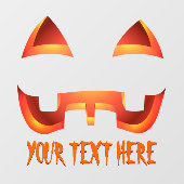 ハロウィーンデカールパーソナライズされたカボプキンウィンドウデカール ウィンドウサイン (シート)