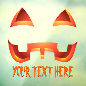 ハロウィーンデカールパーソナライズされたカボプキンウィンドウデカール ウィンドウサイン (シート3)