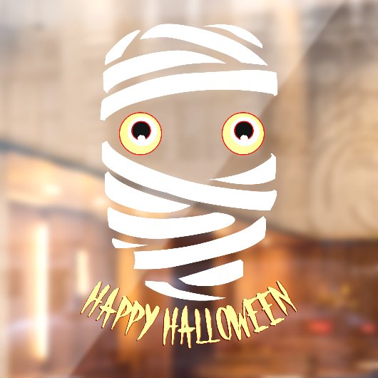 ハロウィーンデカールパーソナライズされたミームウィンドウデカール ウィンドウサイン (シート2)