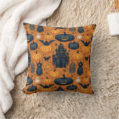 ハロウィーンデコクッション クッション (ブランケット)