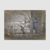 ハロウィーンデコップワーウルフスケルトン 薄葉紙 (正面)