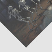 ハロウィーンデコページ踊りスケルトン 薄葉紙 (詳細)