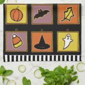 ハロウィーンデコールキッチンタオル キッチンタオル (折り畳み)
