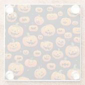 ハロウィーンデコールデザイン ガラスコースター (裏面)