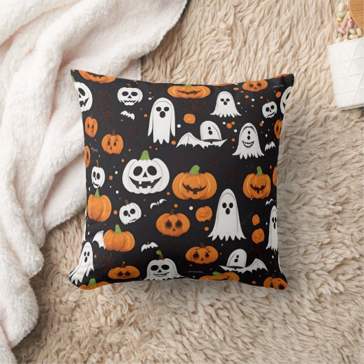 ハロウィーンデコールデザイン クッション (ブランケット)