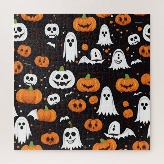 ハロウィーンデコールデザイン ジグソーパズル (縦)
