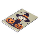 ハロウィーンデコールデザイン ノートブック (左側)