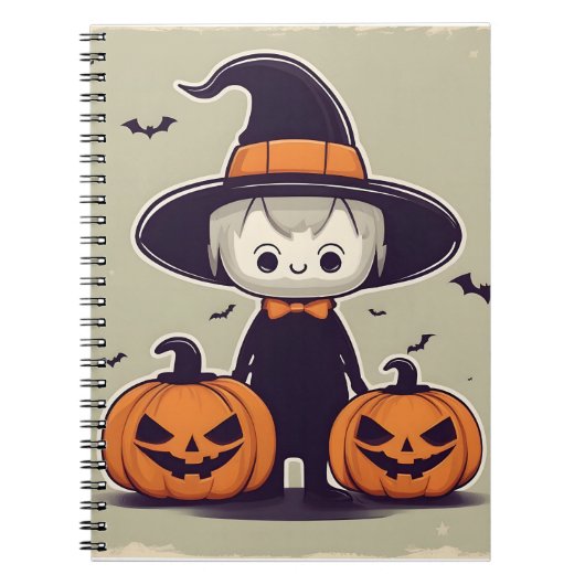 ハロウィーンデコールデザイン ノートブック (正面)