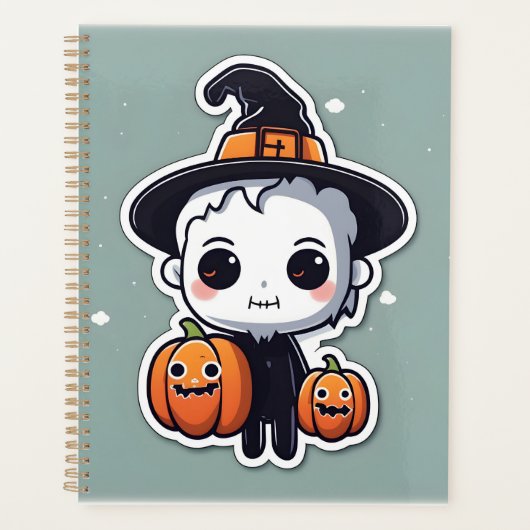 ハロウィーンデコールデザイン プランナー手帳 (正面)