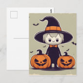 ハロウィーンデコールデザイン ポストカード (正面/裏面)