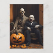ハロウィーンデコールデザイン ポストカード (正面)