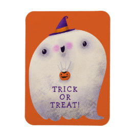 ハロウィーンデコールトリックまたはトリートカワイイ不気味幽霊 マグネット