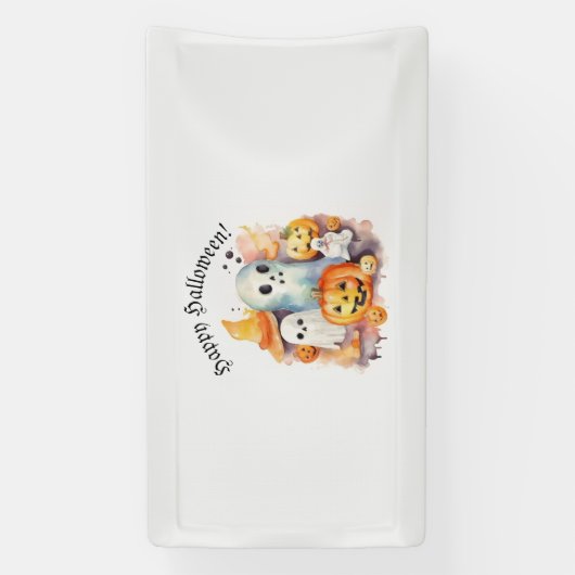 ハロウィーンデコール 横断幕 (縦)