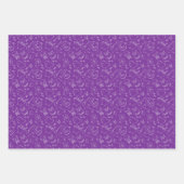 ハロウィーンデザインエレメンツOwlsカボンプキンスキャルドン ラッピングペーパーシート (正面3)