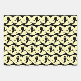 ハロウィーンデザインラッピング紙セット ラッピングペーパーシート