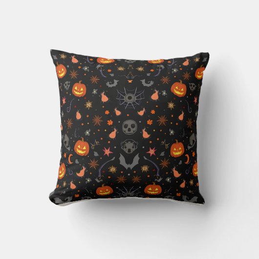 ハロウィーンデザイン枕 クッション (正面)