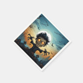 ハロウィーンデザイン スタンダードカクテルナプキン (角)