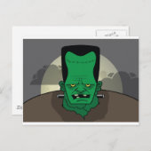 ハロウィーンデザイン ポストカード (正面/裏面)