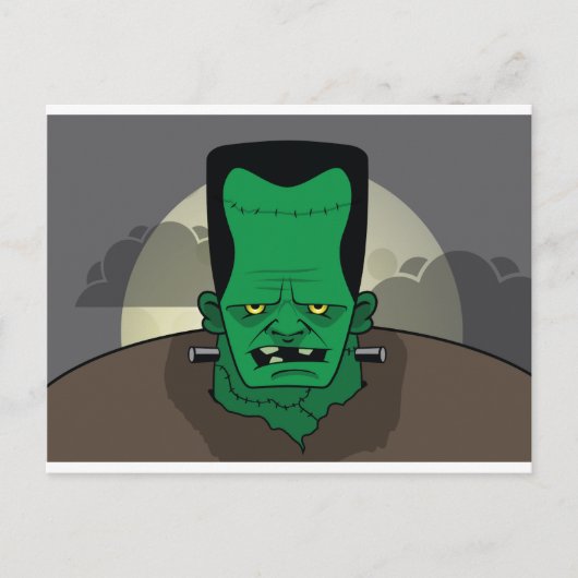 ハロウィーンデザイン ポストカード (正面)