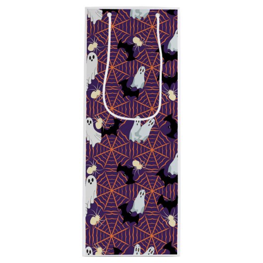 ハロウィーンデザイン ワインギフトバッグ (正面)