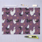 ハロウィーンデザイン 薄葉紙 (クラフト)